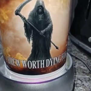 A Brew worth dying for mug
